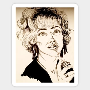 Catherine O'Hara - Tim Burton esque Sticker